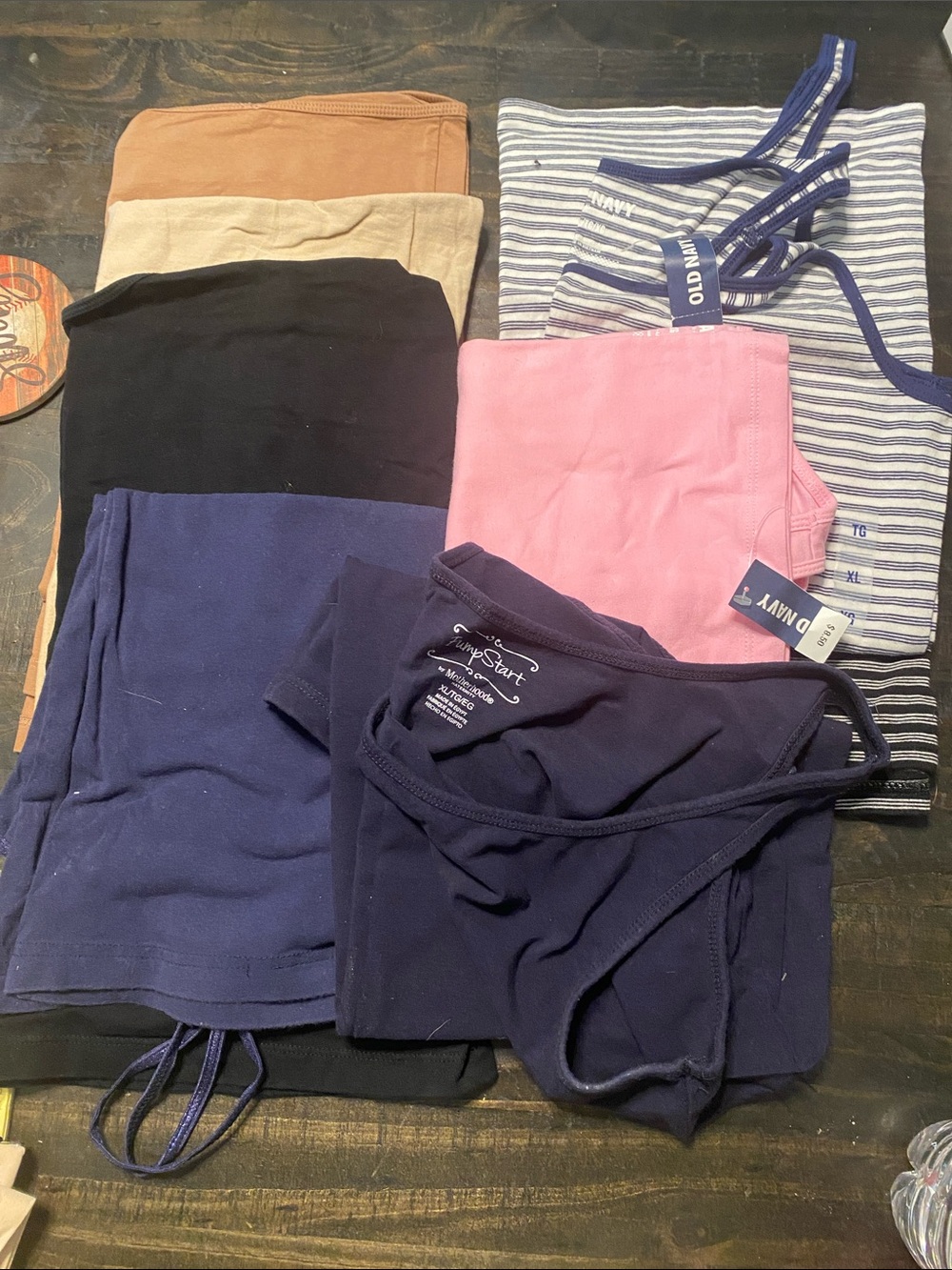 Old Navy & JumpStart Women's Tank Tops - Navy, Pink, Black, Tan, Cream
